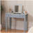 Sleek Grey Vanity Table with LED Lights,Flip-Top Mirror and 2 Drawers,Storage for Women Dressing