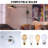 Vintage Modern Black Rotatable Plug In Wall Sconce, 2-light Double Swing Arm Metal Wall Lamp For Bedroom