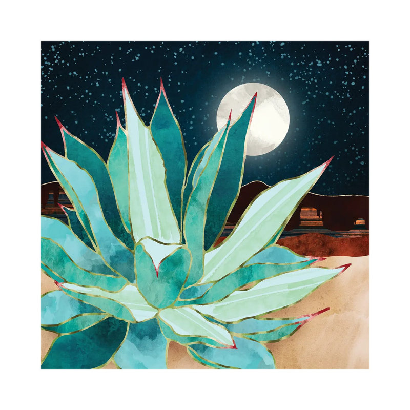 Desert Agave by SpaceFrog Designs - Gallery-Wrapped Canvas Giclée on Canvas, Canvas, 30.48 cm H x 30.48 cm W