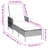 vidaXL Sun Lounger Grey and Navy Blue 21.65 x 78.74 x 36.22 in-353345609