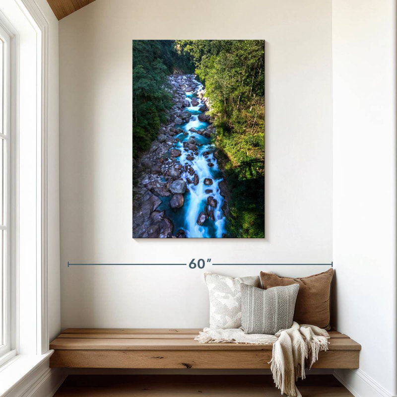 Alvord Rapid Himalayan River, H 45 po x l 30 po