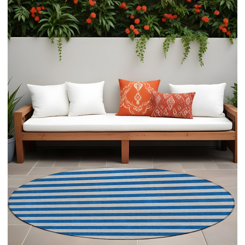Tapis d'intérieur rond 8 po