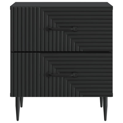43cm W Manufactured Wood Bedside Table