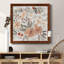 «Peach & Rust Blooms II», toile encadrée de qualité supérieure - prête à être accrochée-1592412520-1592412521