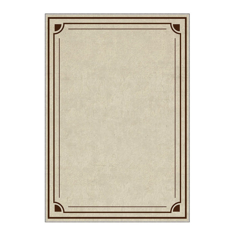 Luxurious Woven Carpet, 100% Polyester, 70.9 x 110.2 Inches | 740 g/m², Non-Slip Felt Dot Underside, 0.2 Inch Pile Height | Machine Washable, Easy Care, Perfect for Living Room & Bedroom Décor