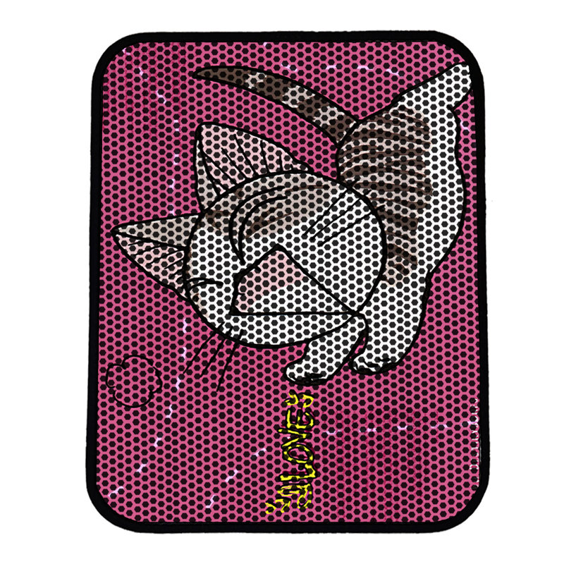 Tapis pour litière de qualité supérieure, 18 po x 24 po | 50% PVC / 50% polyester, lavable à la machine et passer l'aspirateur | Conception durable et facile à nettoyer pour les propriétaires d'animaux de compagnie | Protégez vos planchers des dégâts de la litière