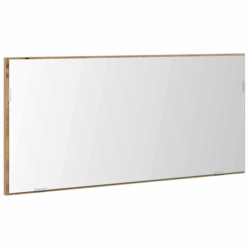 Bathroom Mirror 80 X 8.5 X 37 Cm Engineered Wood, Artisan Oak