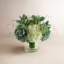 Floral Arrangement with Hydrangeas, Lamb's Ear, and Curly Willow