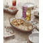Desserte divisée avec plateau Oneida Willow & White