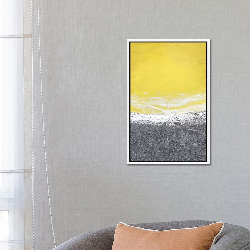 Pena Palace - Print on Canvas, 66.04 cm H x 45.72 cm W, White Framed