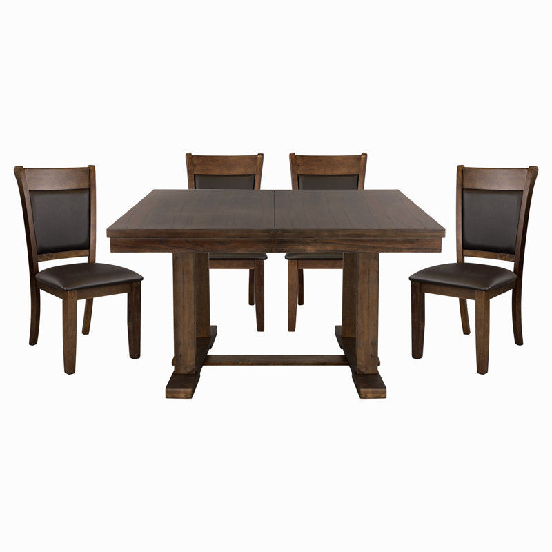 Fanslow 4 - Person Extendable Trestle Base Dining Set