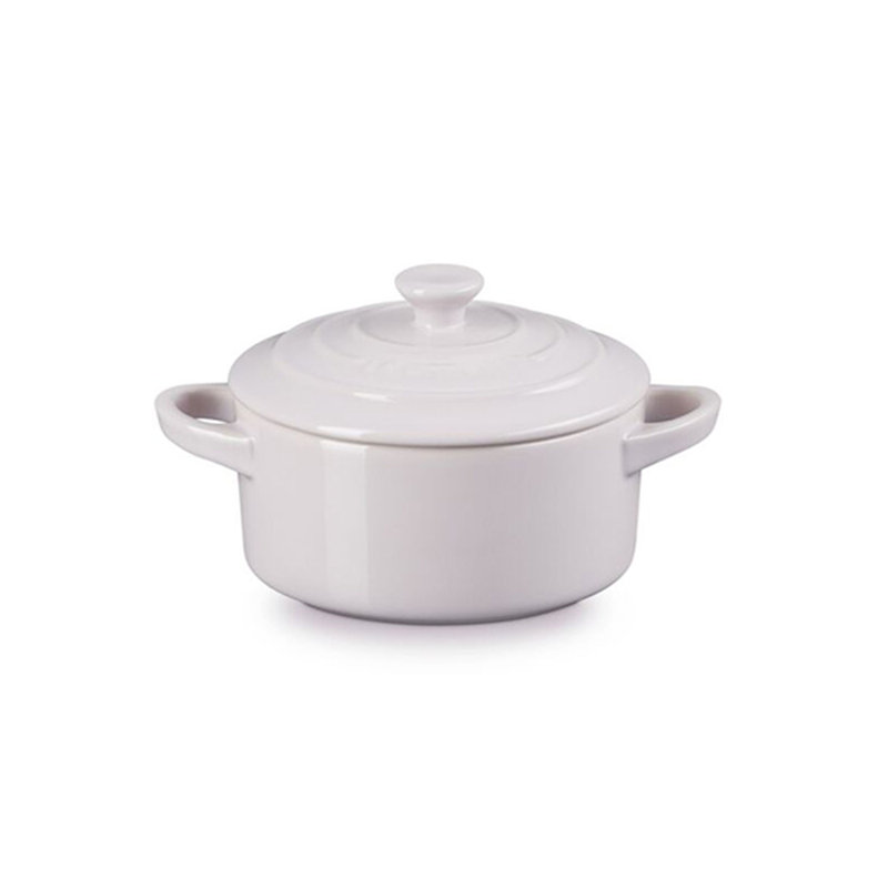 Le Creuset Stonware Mini Round Cocotte, Shallot