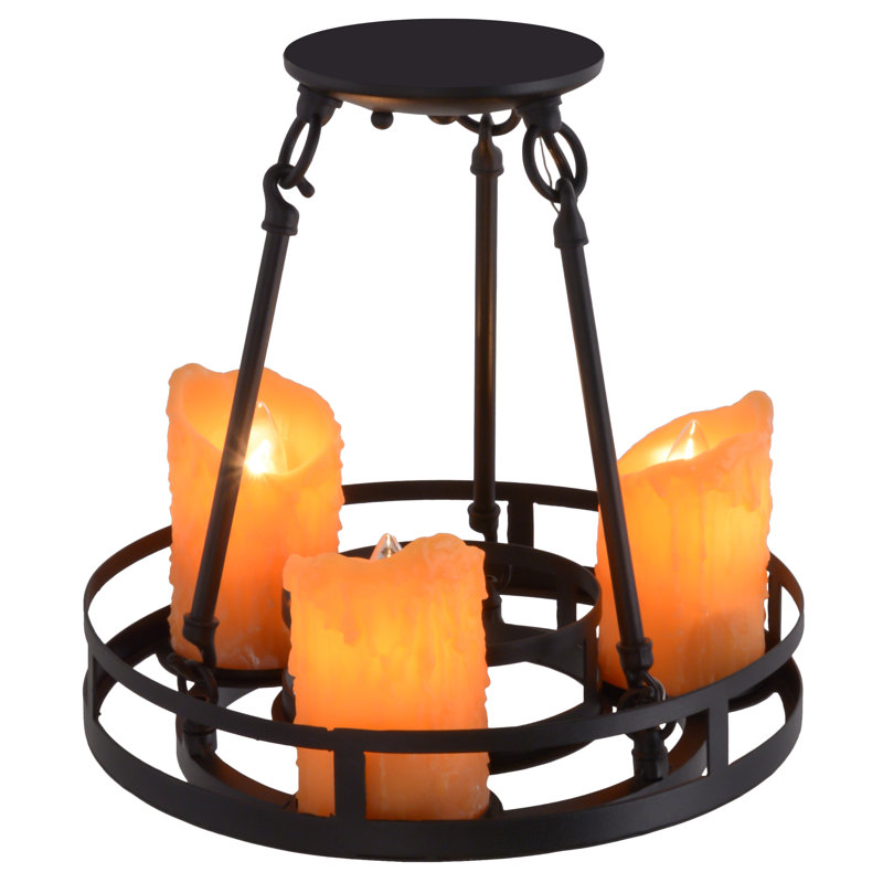 3 - Light Semi Flush Mount