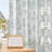 Semi Sheer Kids Curtains Floral Bunny Forest Curtains for Girl Room Rod Pocket Curtain Pair-1504738150-1504738145