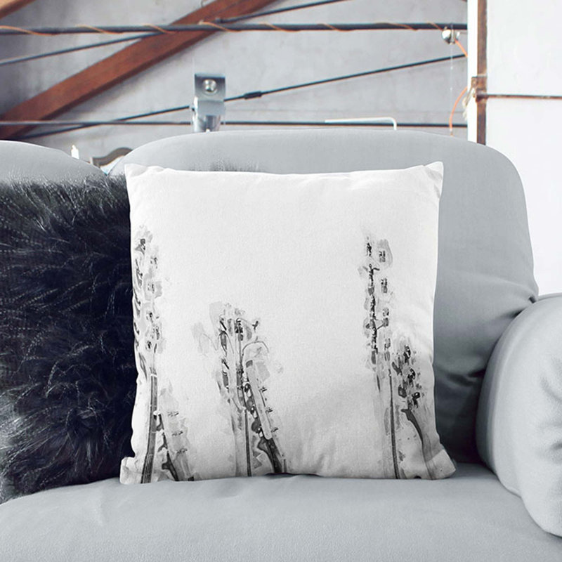 Square Throw Cushion, 55cm H x 55cm W x 20cm D