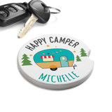 Stoneware 2 Piece Car Coaster Set