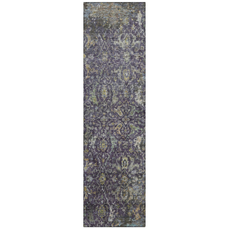 Machine Washable Indoor/Outdoor Chantille ACN2359 Traditional Rug, Runner 2'3" x 7'6"
