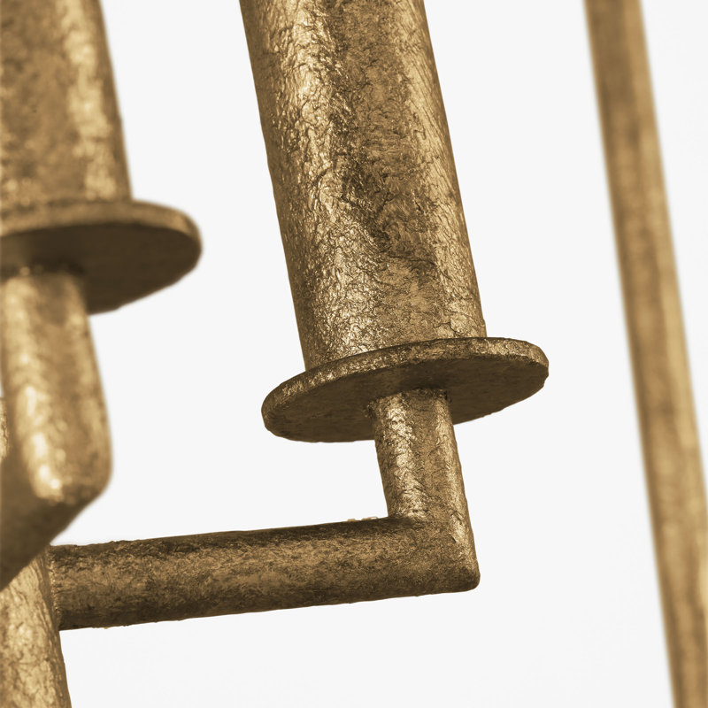 Maribel 4 Light Dining Room Entry Hallway Pendant, Casted Gild, 88.5" H x 18" W x 18" D