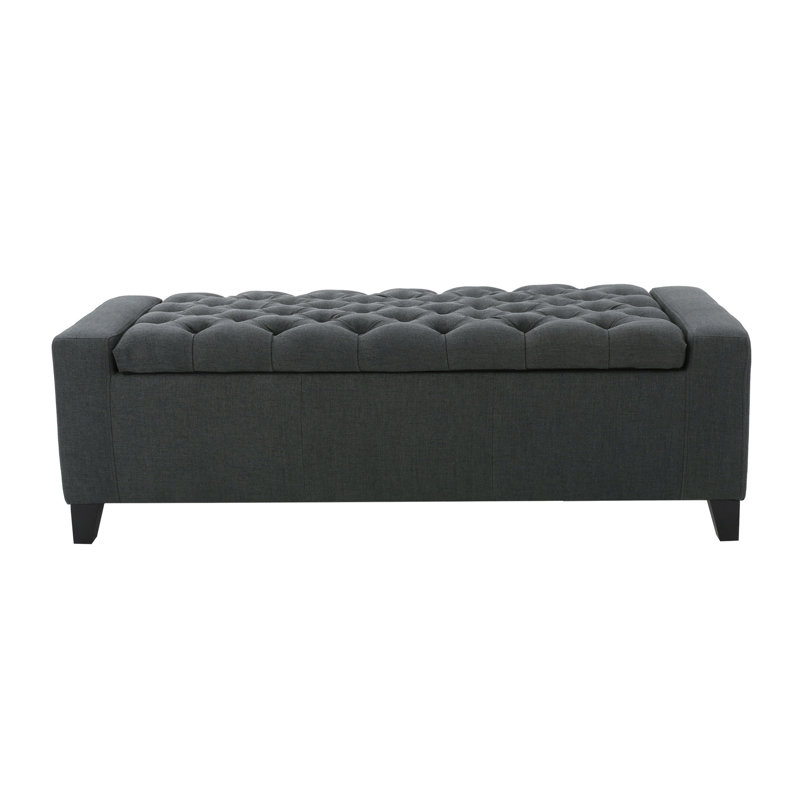 16.82”h Dark Gray Storage - 20.50”d X 51.00”w Stores Your Daily Essentials Large Provides Enough Space, Dark Gray