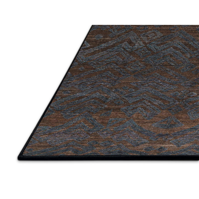 Abstract Indoor Rug, Rectangle 7' x 10'