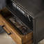 45cm W Steel Bedside Table