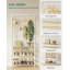 Coat Stand, Coat Rack with Shoe Storage and Adjustable Shelves, FreeStanding Metal Coat Hall Tree with 9 Hooks, 5 Shelves for Hallway, Living Room, Bedroom, Office, White Oak 