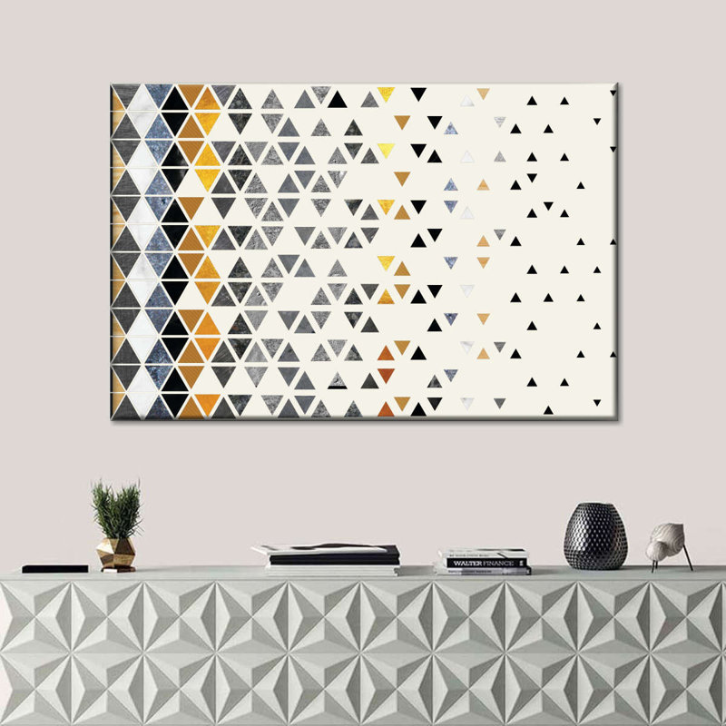 Triangle Madness, reproduction sur toile, H 16 po x l 24 po x P 1,25 po