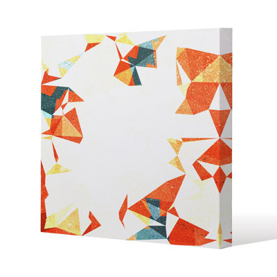 Autumn Geometric Slim Style Canvas Print