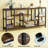 Industrial Console Table With Storage Shelves, Narrow Entryway Accent Table For Living Room-177209889
