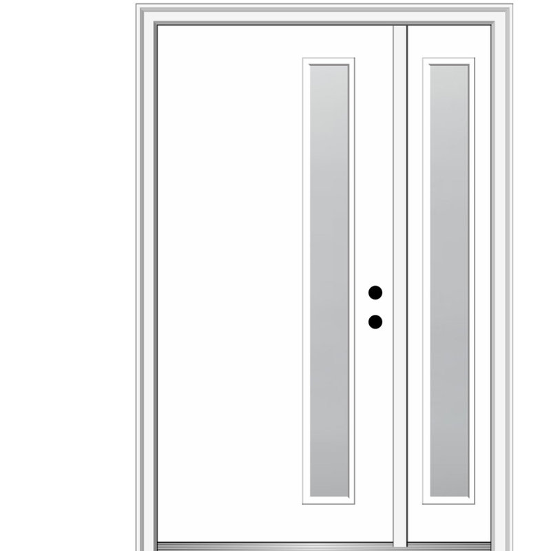 Portes d'entrée pré-suspendues avec projecteur Spotlight, Côté gauche