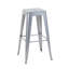 Tabouret de bar de 76 cm (30 pouces) de hauteur comptoir, ensemble de 4 tabourets de bar en métal sans dossier, non empilables, démontables et faciles à assembler, conception peu encombrante pour îlot de cuisine/bar/café/salle à manger (chaise seulement)-1751247334-1751247341-1751247357-1751247359