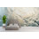 Murale abstraite effet verre de glace, papier peint texturé moderne pour chambre à coucher 3D