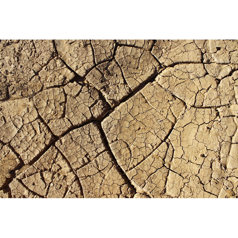 Cracked Dry Soil by Oonal - No Frame Art Prints on Canvas, 81cm H x 122cm W