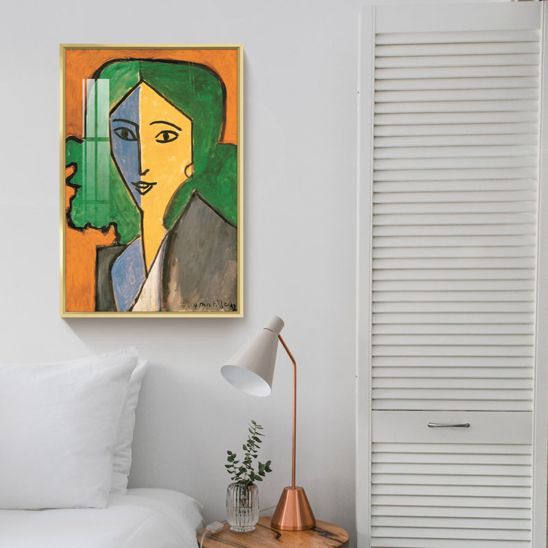 «Matisse» par Henri Matisse - reproduction d'art sur toile simple, L 12 po x H 16 po