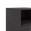 Raahima 34.5cm W Steel Bedside Table-890682529