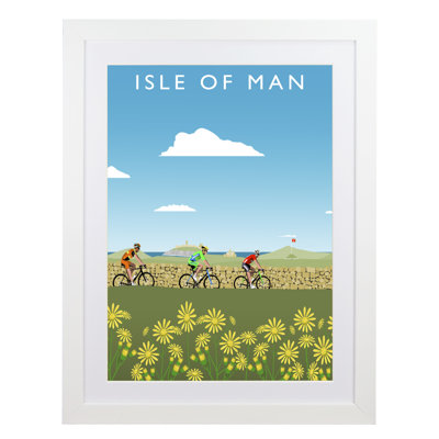 Isle of Man Cycling 1 Piece Wall Art