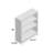 Latifa 3 Shelf Wood Bookcase, 36 inch Tall-1396379791