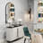 Metal Flat Wall Mirror
