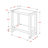 Burbank Side End Accent Table, Two Tiers