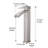 Waterfall Single Handle Brushed Nickel Faucet Modern Bathroom Elegance