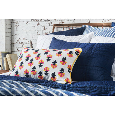 Addy Embroidered Throw Pillow