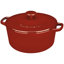 Cocotte ronde en fonte émaillée classique avec couvercle Cuisinart Chef