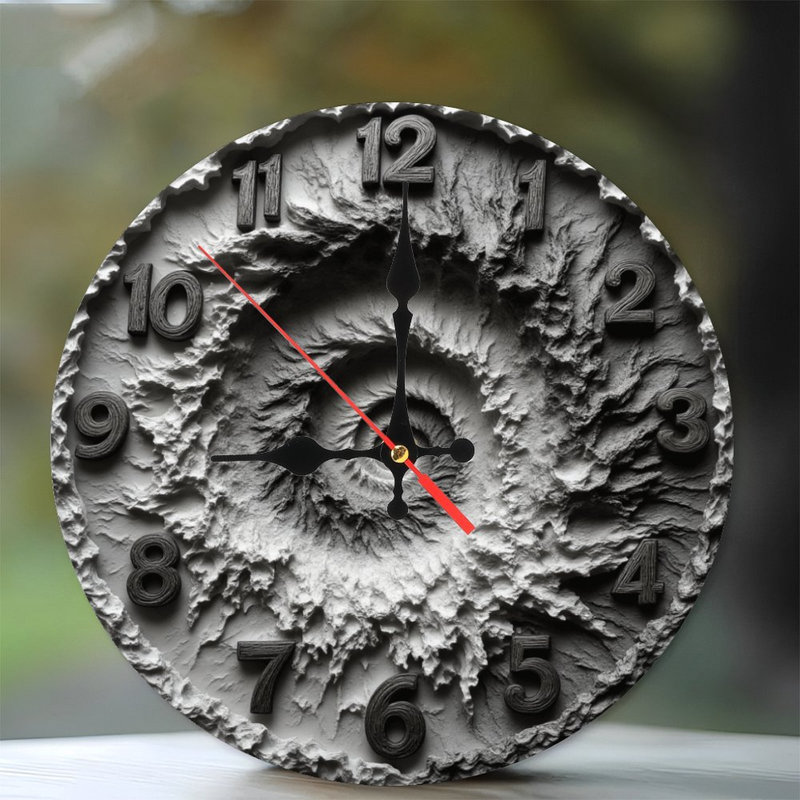 Horloge murale spirale