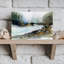 Misty Winter River Peaceful Serene Abstract Forest Landscape Wall Art Print 1 Piece Wrapped Canvas Wall Art-2139000834