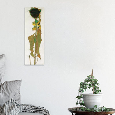 Sunflower by Egon Schiele - Painting on Canvas