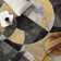 Malica Geometric Yellow/Ivory/Black Area Rug
