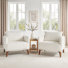 37'' Upholstered Boucle Arm Chair, Set Of 2