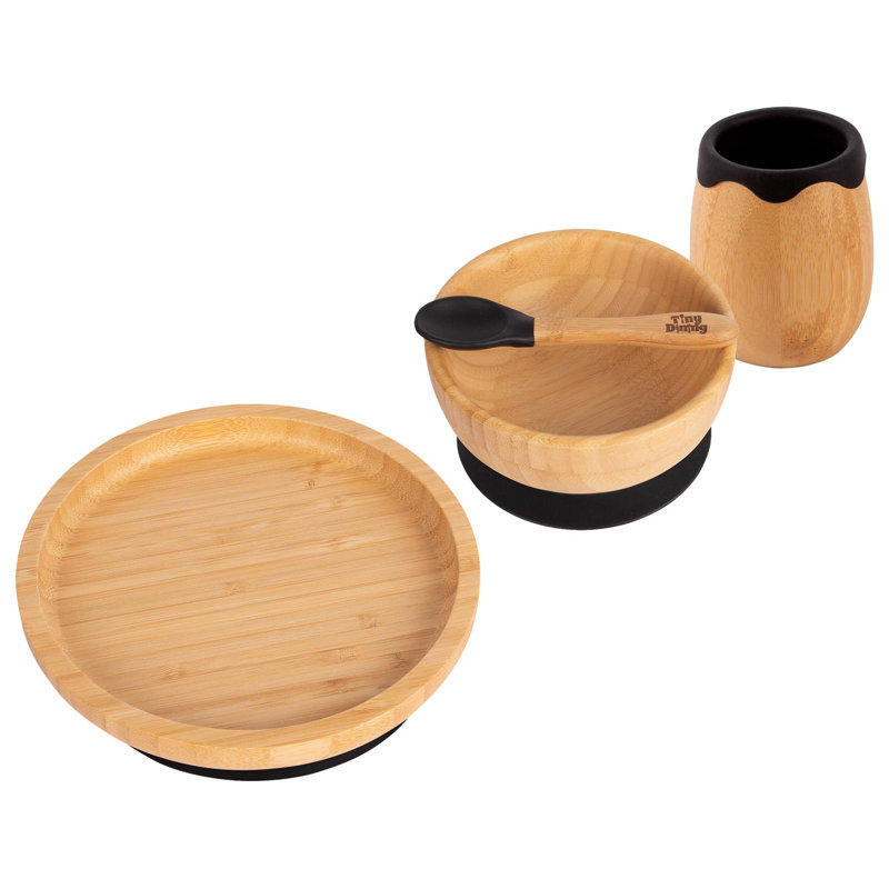 Piece Dinnerware Set, Black