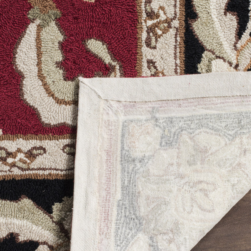 Tapis performance oriental crocheté à la main et facile à entretenir Taran, Rectangle 3 pi x 5 pi