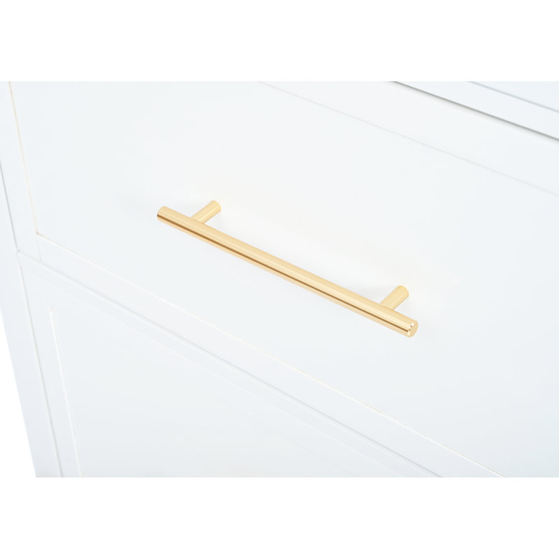 Armoire de cuisine moderne de 83,7 pouces de hauteur, blanc avec comptoir en faux marbre, 5 tiroirs et tablette réglable, 2 pour un rangement élégant, utilisation de l'espace domestique